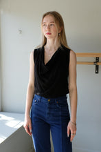 Load image into Gallery viewer, Allison Wonderland - Carr Blouse - Black - front

