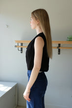 Load image into Gallery viewer, Allison Wonderland - Carr Blouse - Black - side
