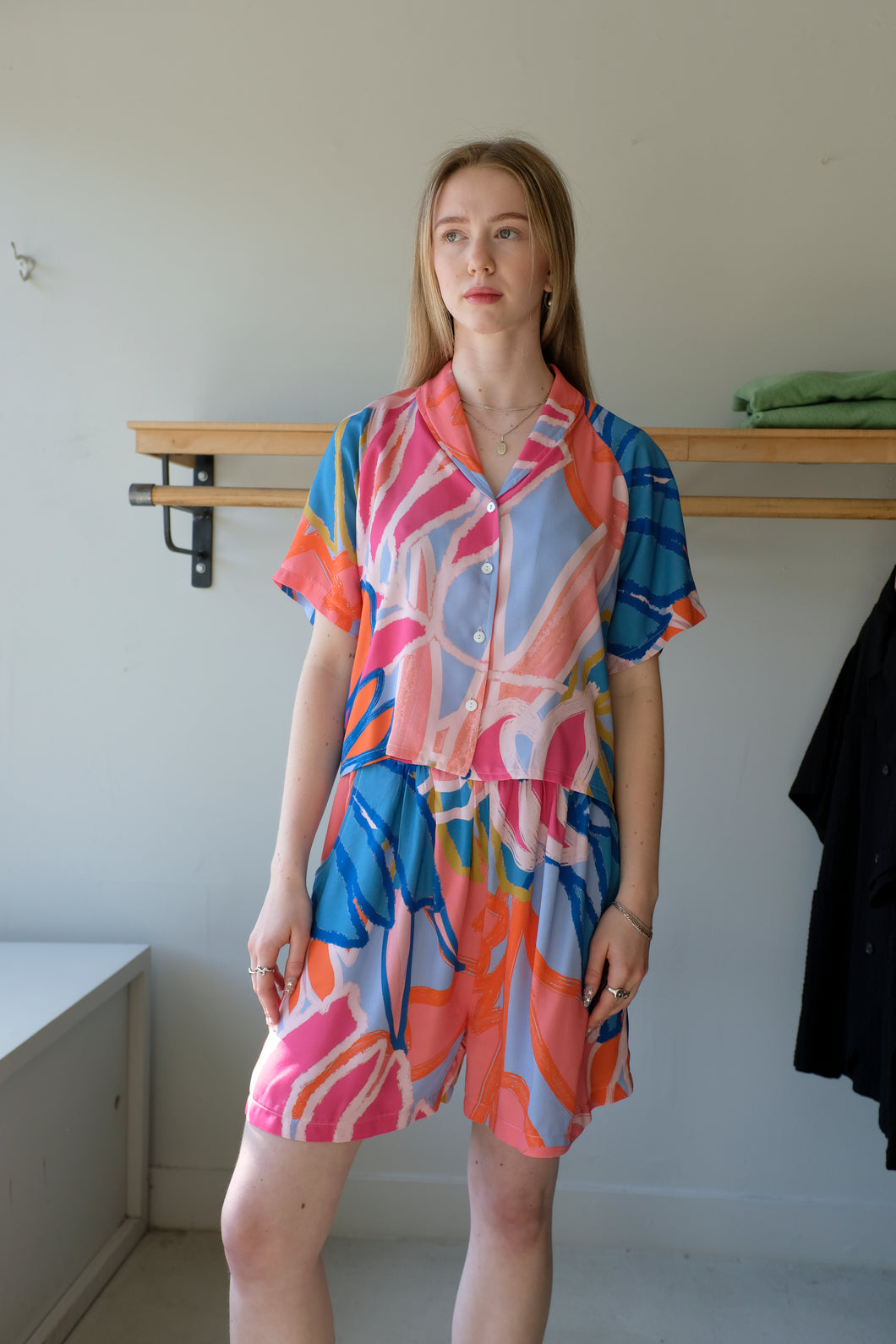 Allison Wonderland - Sandbar Short - Tropical - front