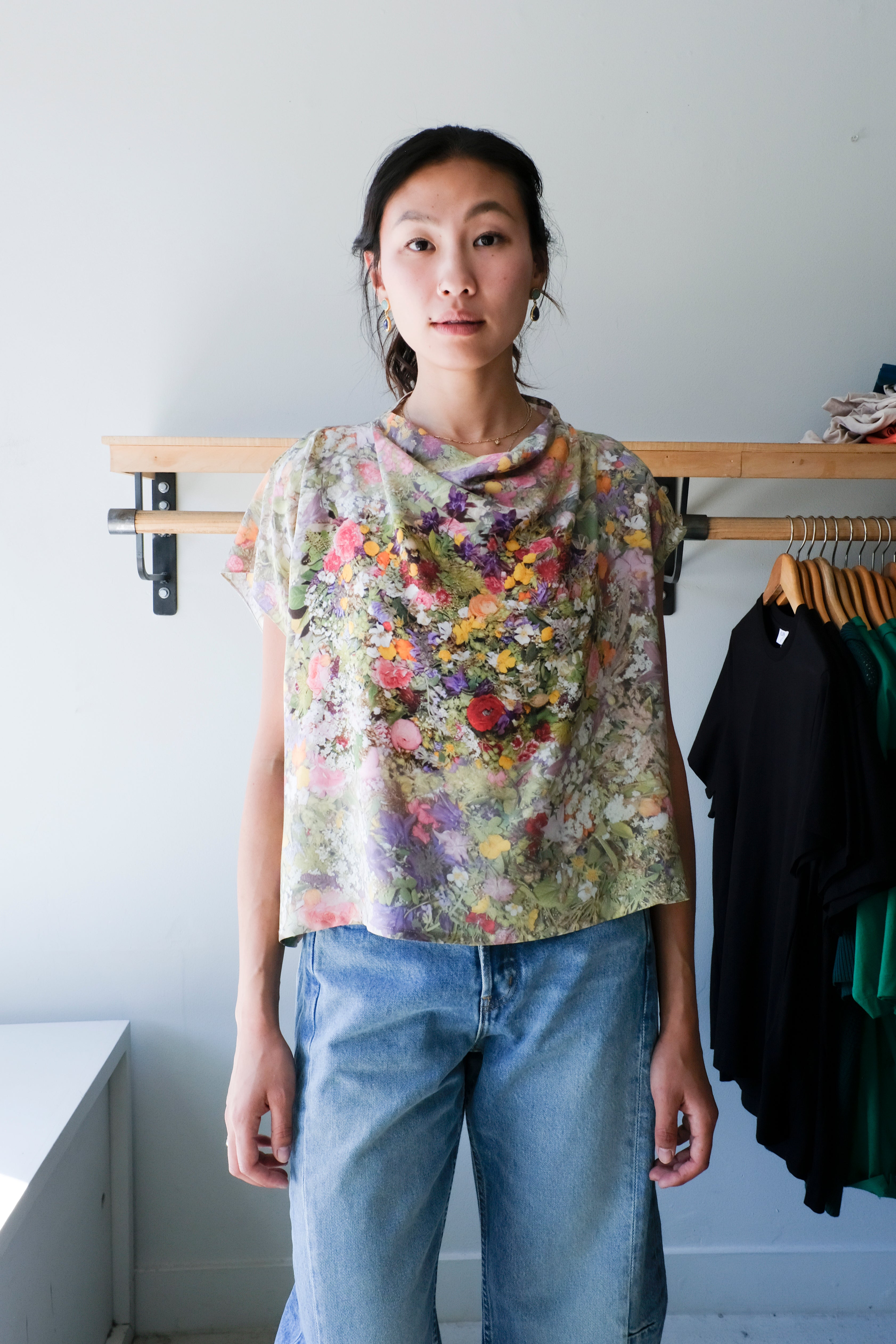 Asymmetrical Top - Print D