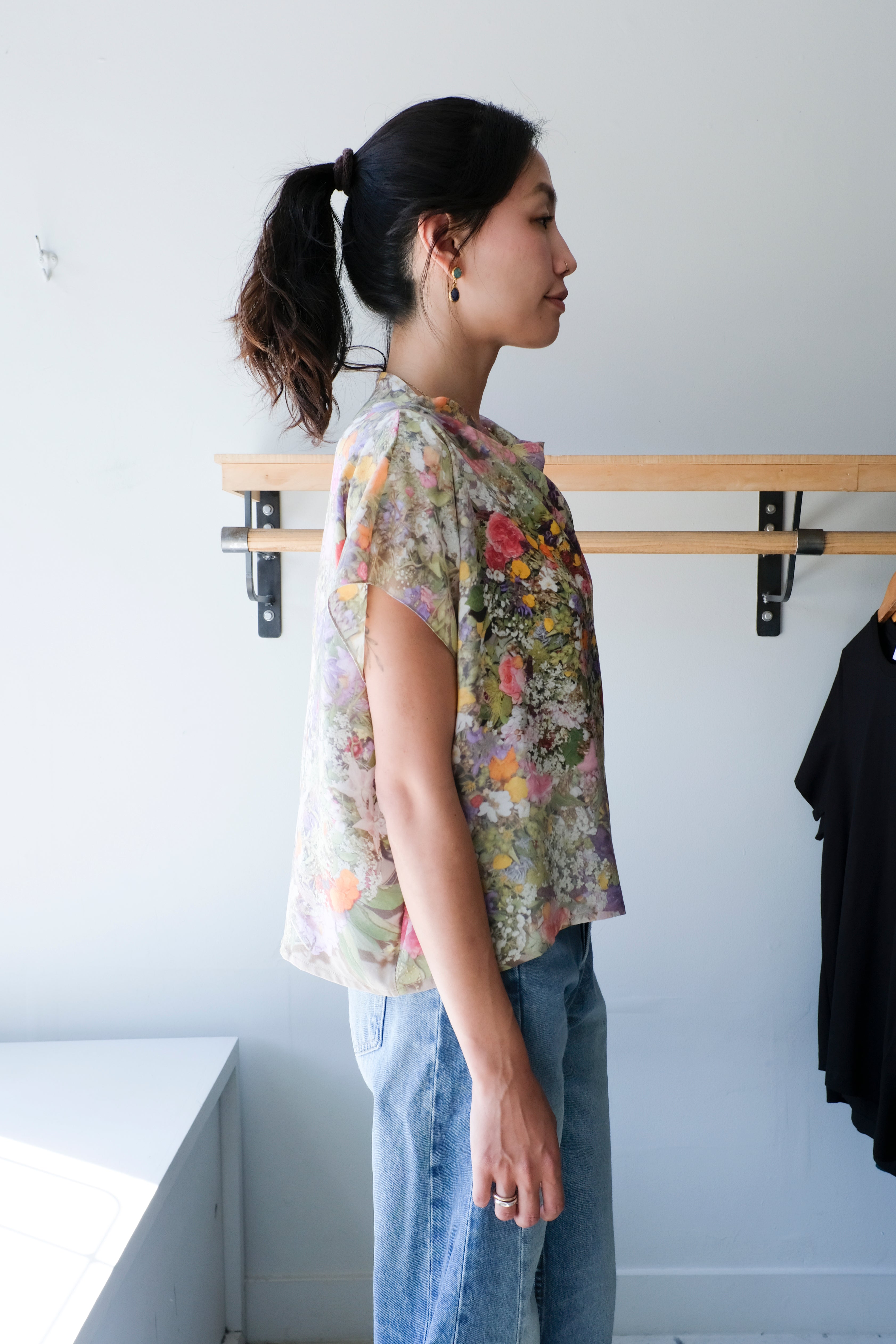 Asymmetrical Top - Print D