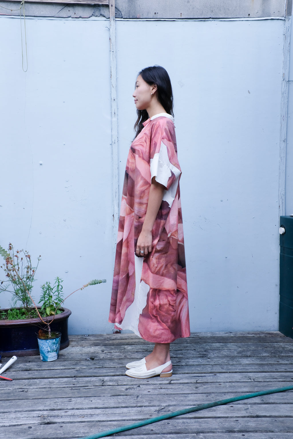 Anntian - Big Dress - Print E (Salad) - side