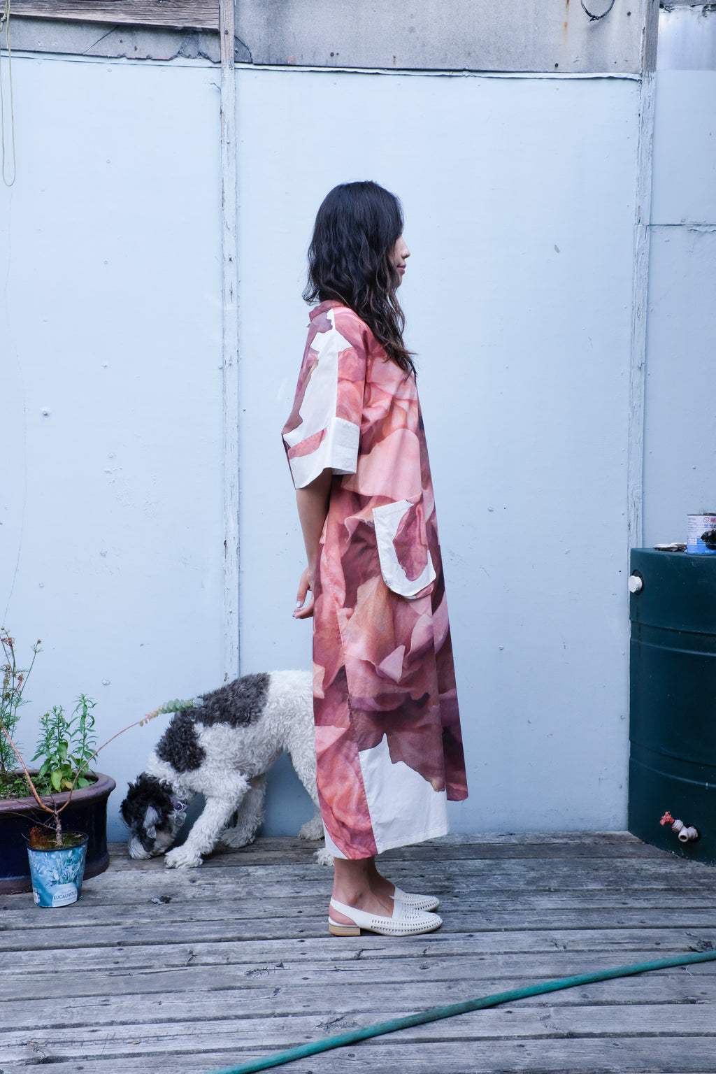 Anntian - Big Dress - Print E (Salad) - side
