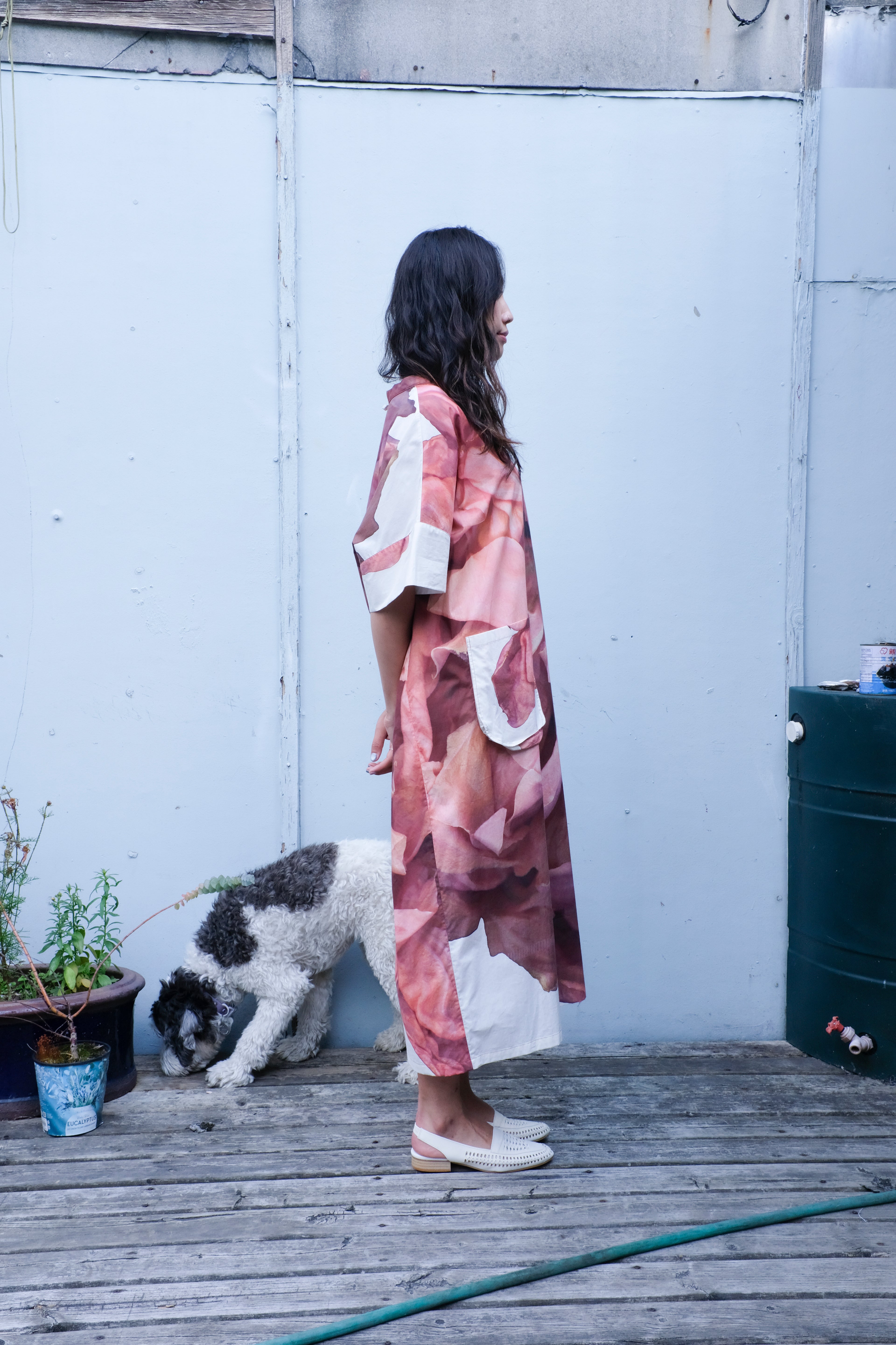 Anntian - Big Dress - Print E (Salad) - side