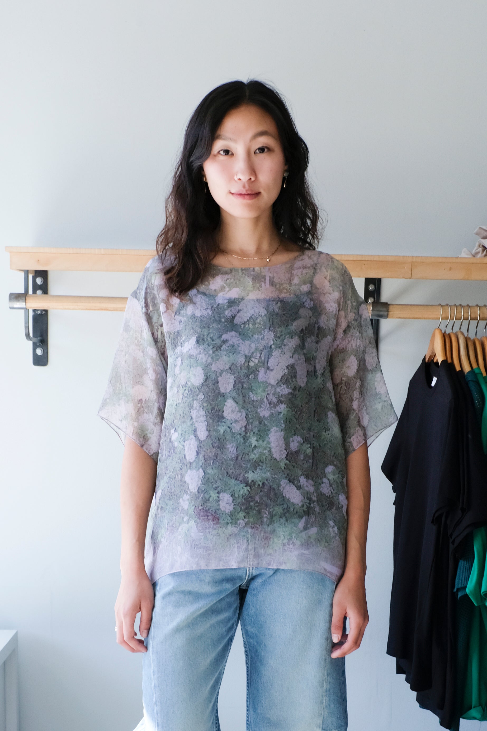 Chiffon T-Shirt - Print A