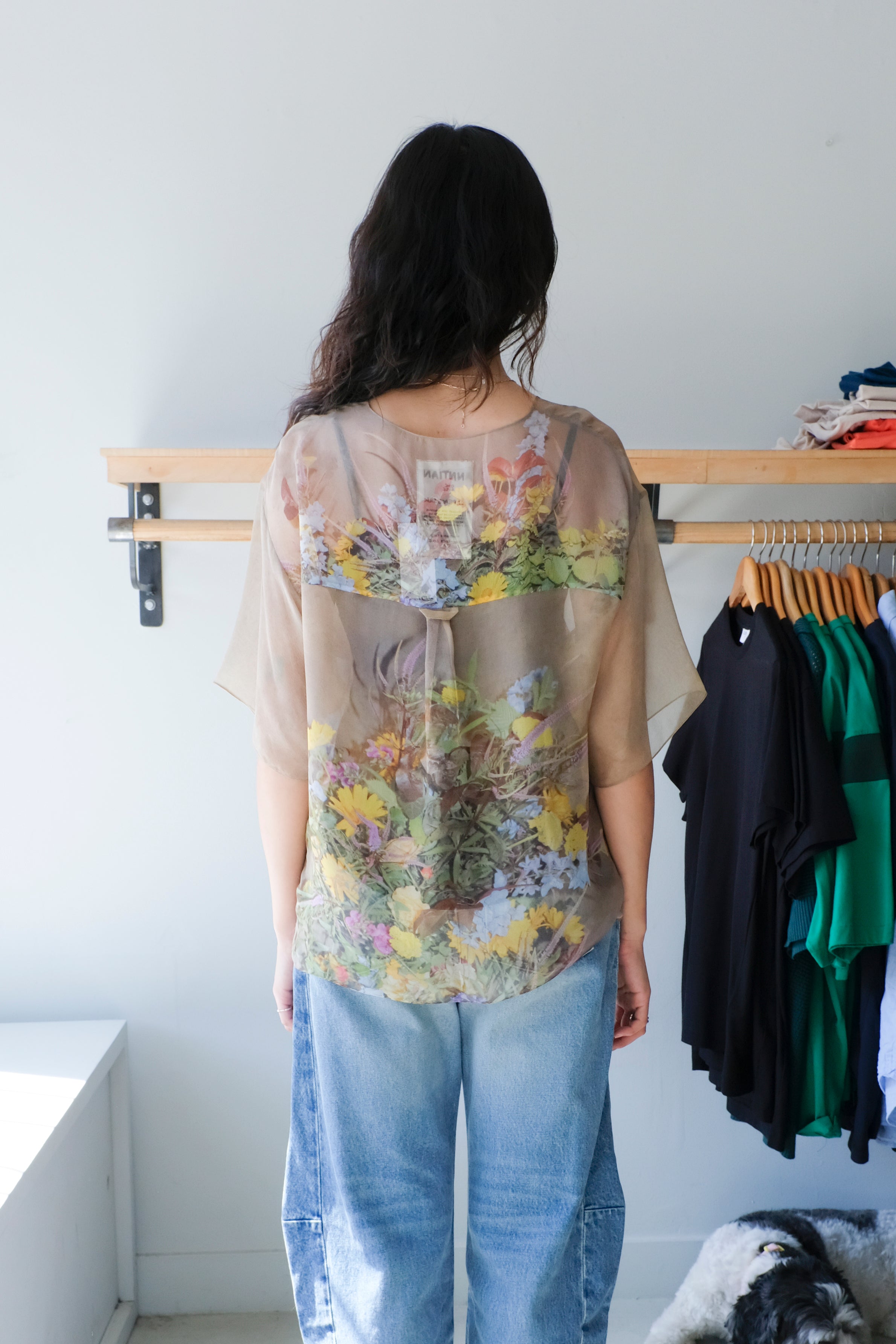 Chiffon T-Shirt - Print EE