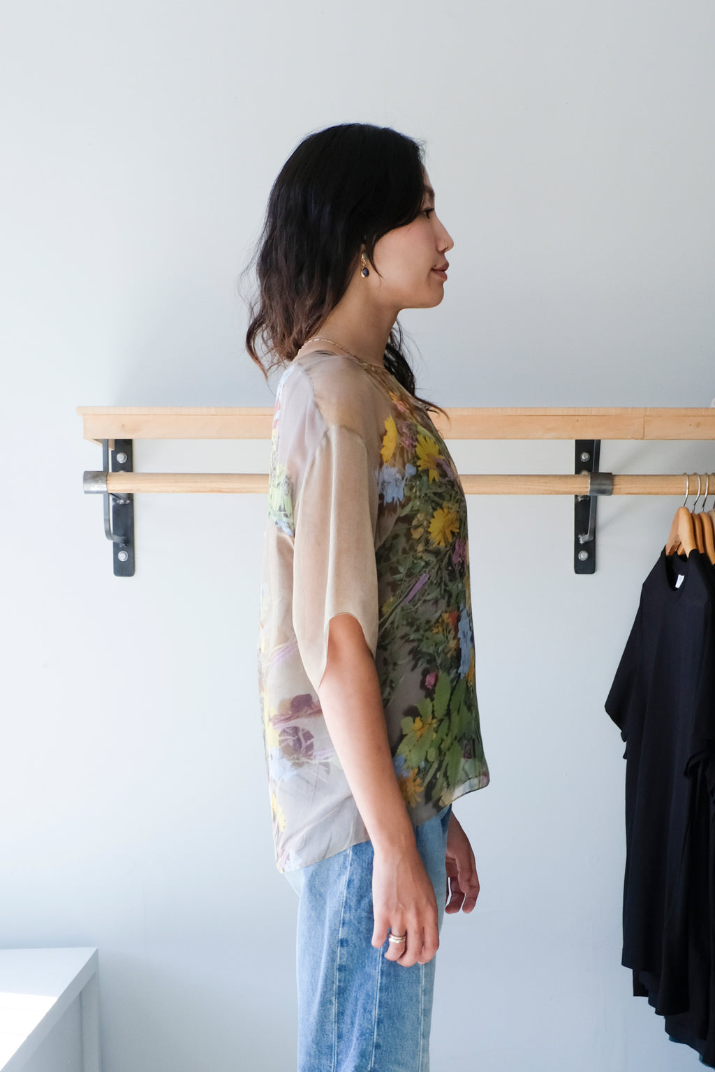 Chiffon T-Shirt - Print EE