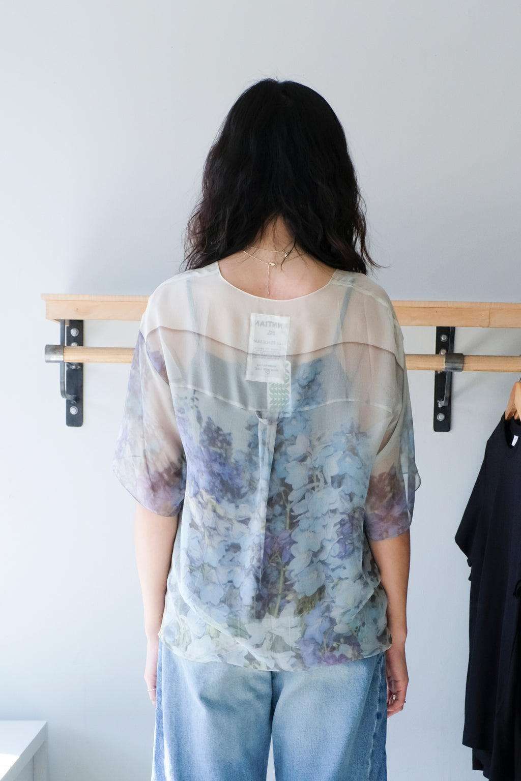 Chiffon T-Shirt - Print Q