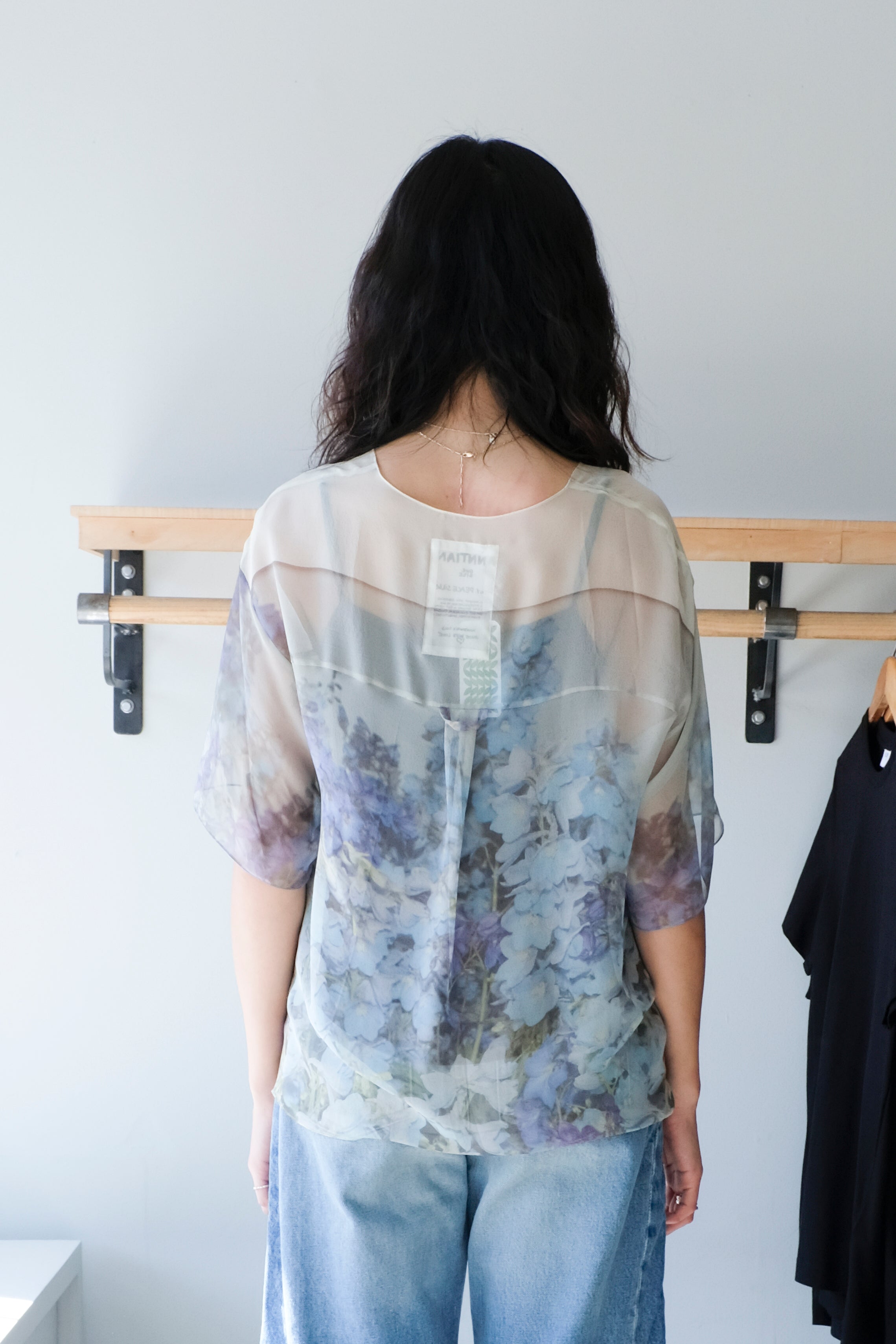 Chiffon T-Shirt - Print Q