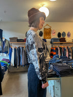 Anntian - Horses Sweater - Grey - side