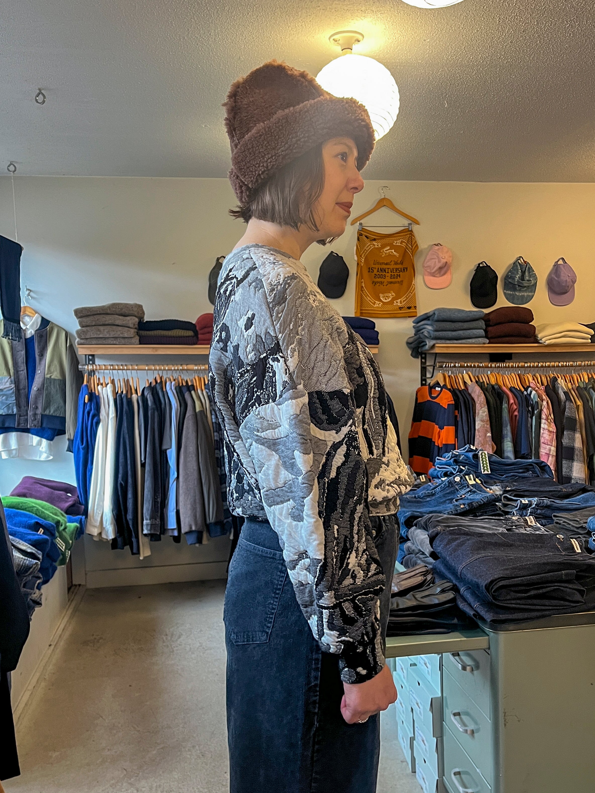 Anntian - Horses Sweater - Grey - side