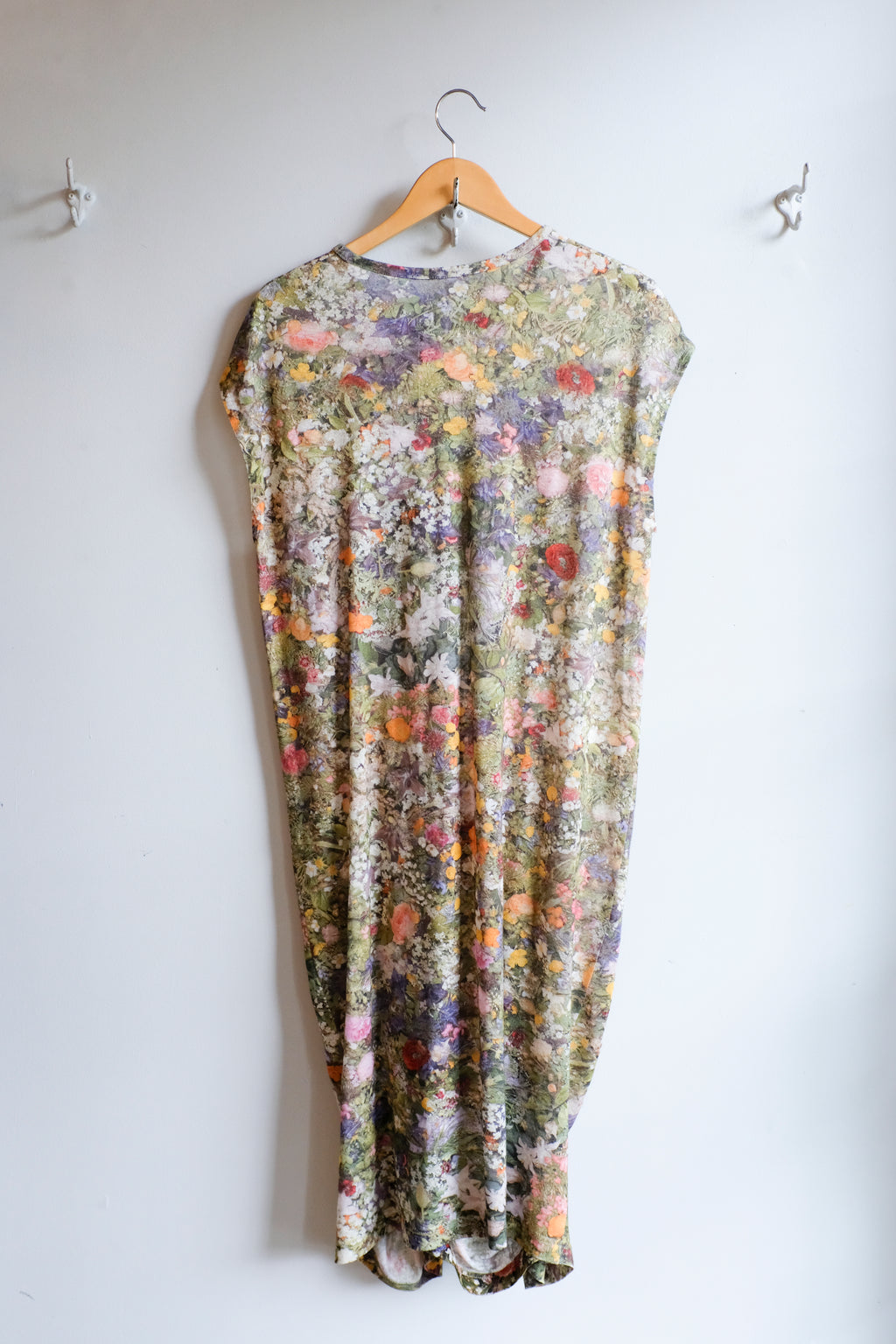 Anntian - Linen Dress - Print D -back
