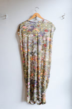 Anntian - Linen Dress - Print D -back