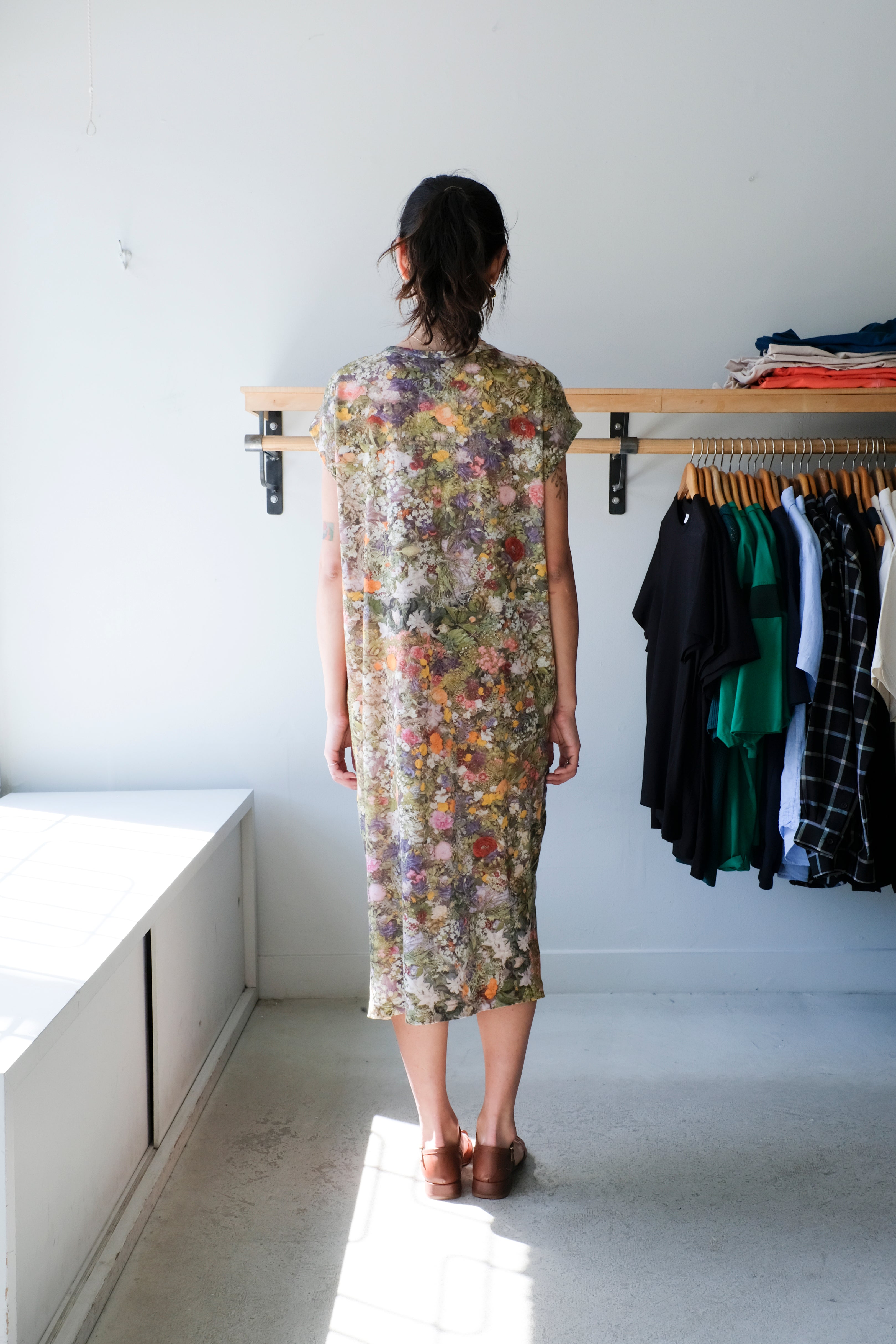 Linen Dress - Print D