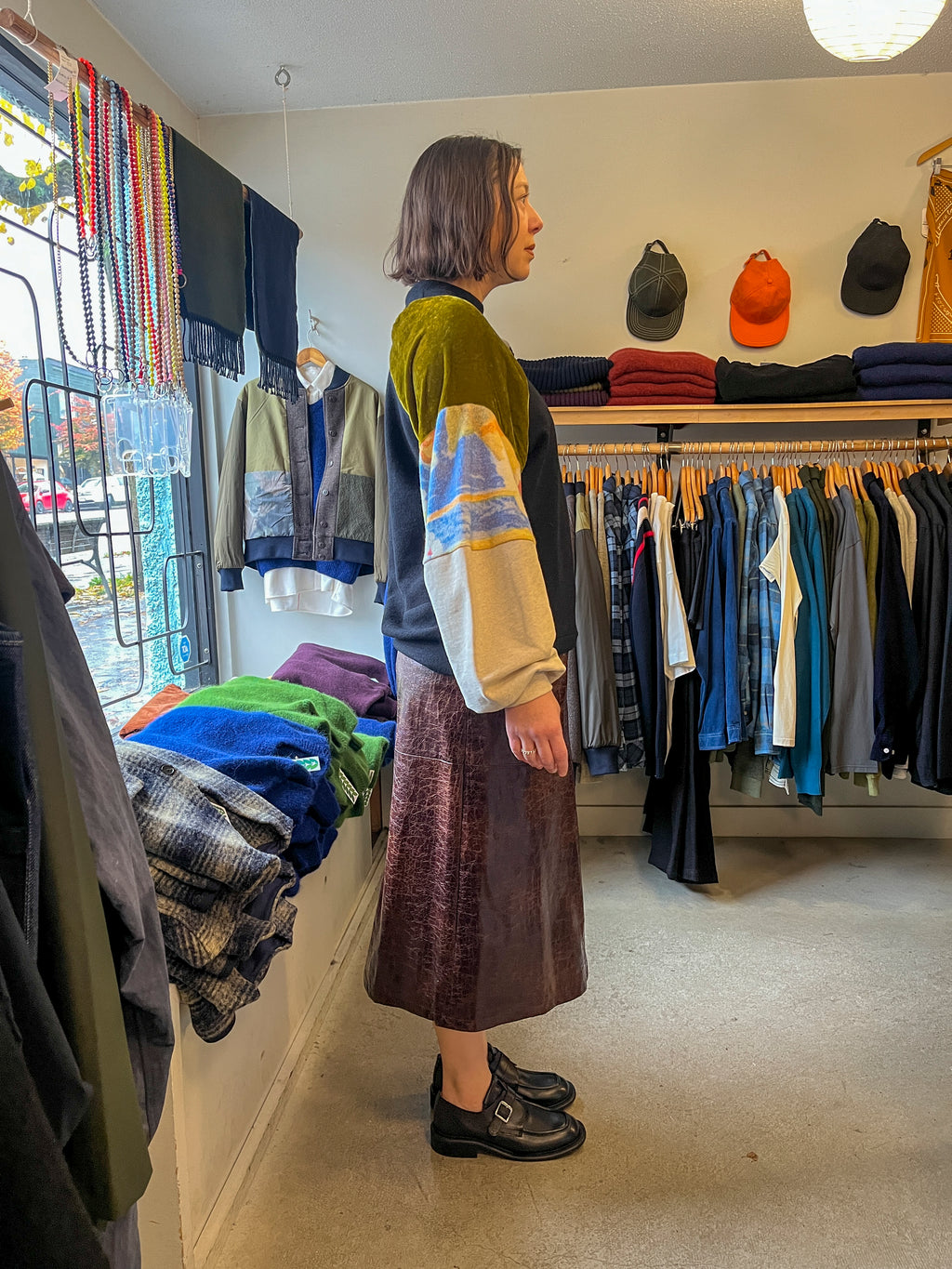 Anntian - Mix Sweater - Print 1A - side