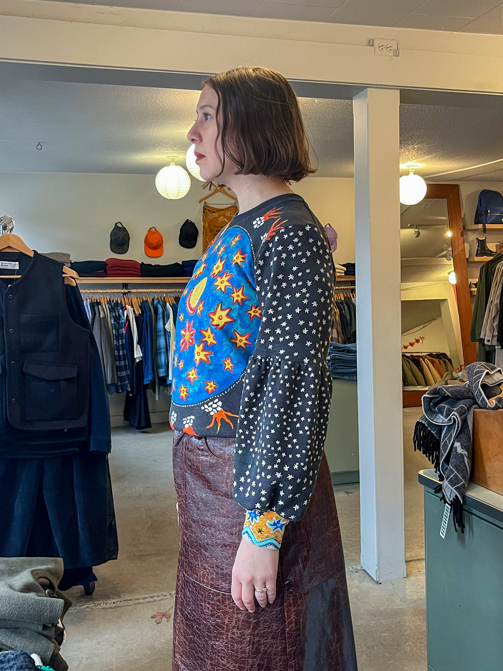 Anntian - Pullover Sweatshirt - Print 3A - side