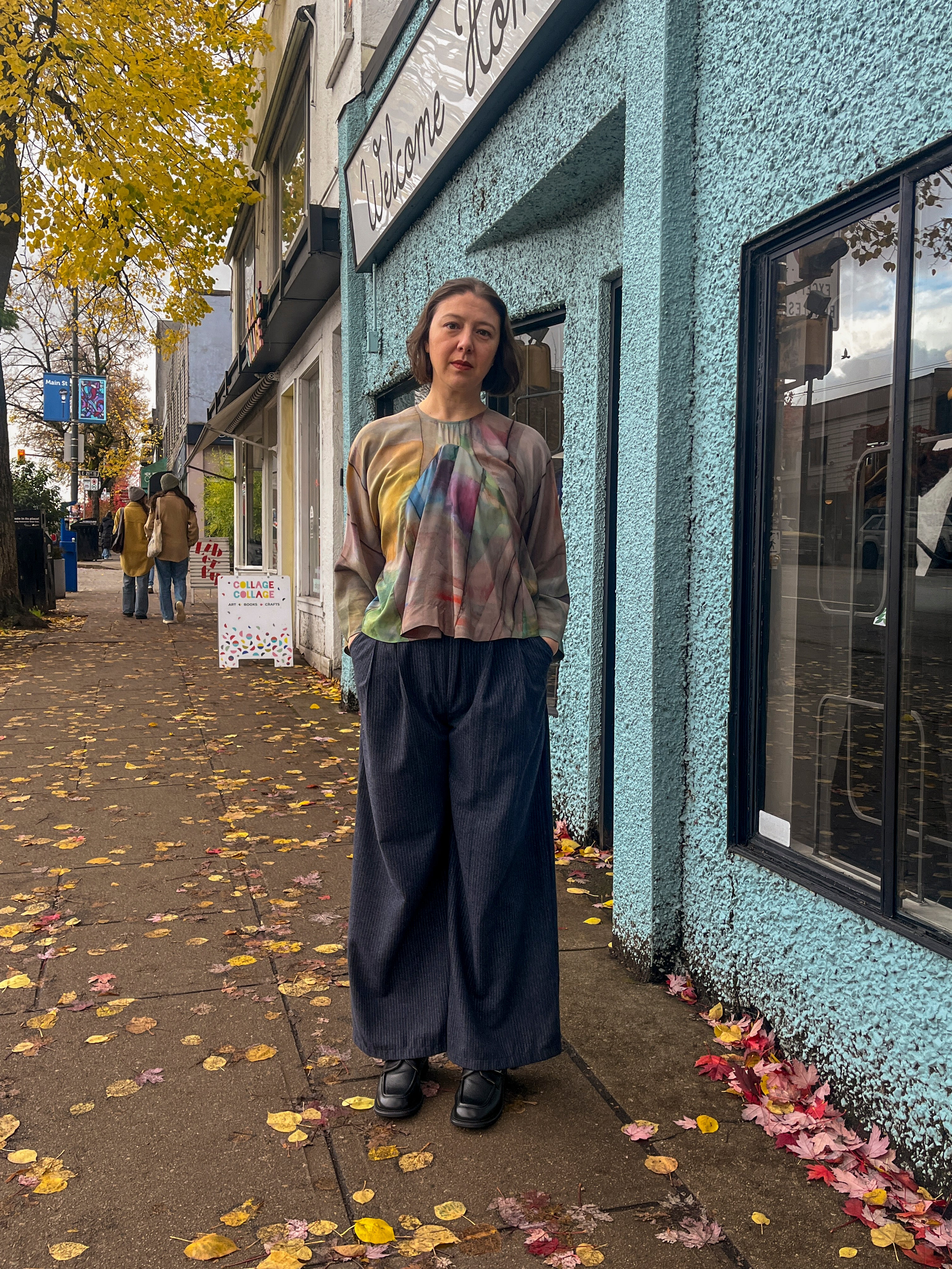 Anntian - Silk Top - Print 09 - front