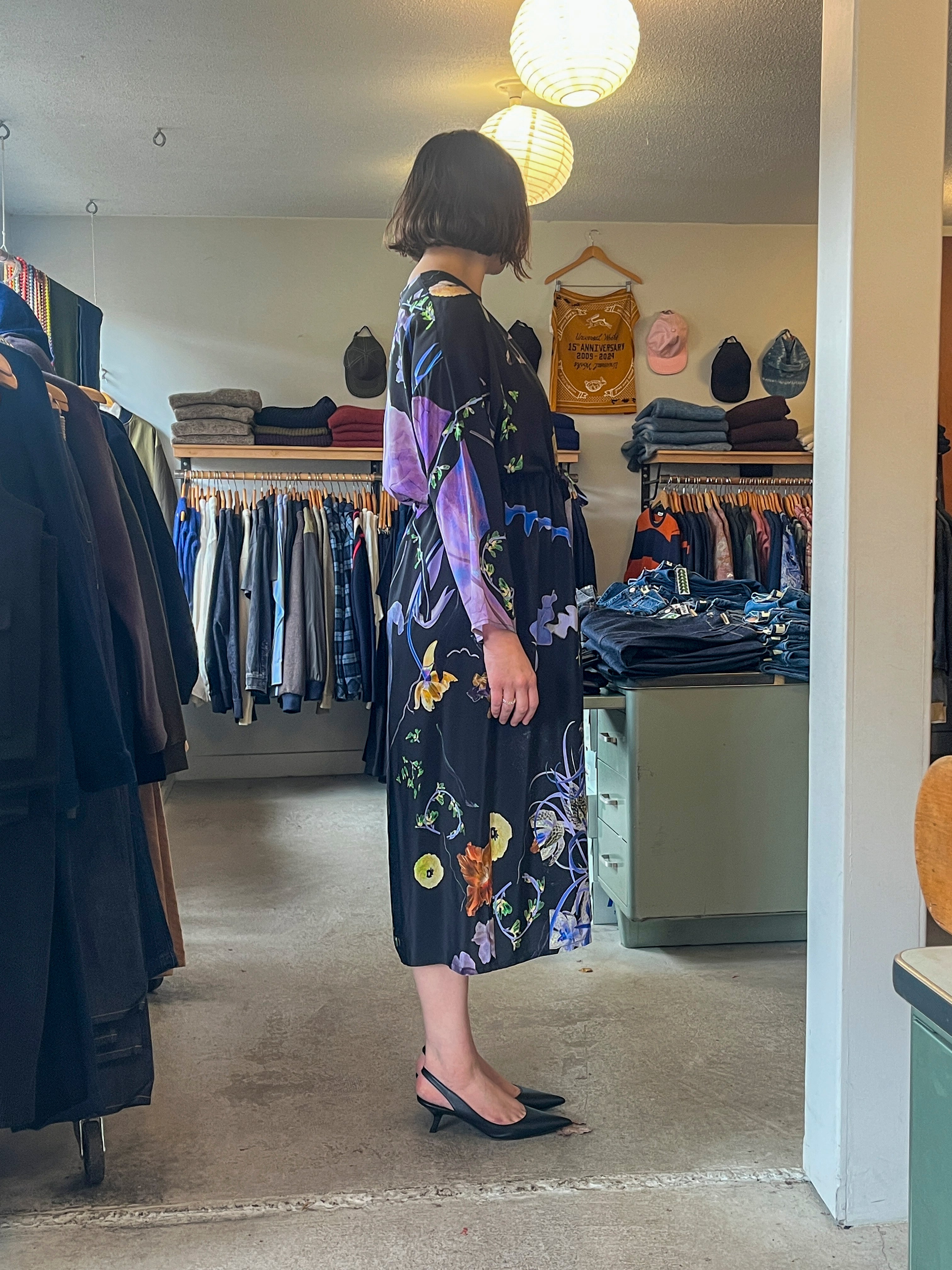 Anntian - Simple Dress - Print 07 - side