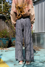 Load image into Gallery viewer, henrik Vibskov - Post Denim Pants - Blue White Blur - back
