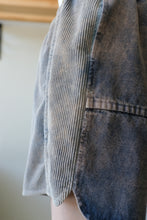 Load image into Gallery viewer, Anntian - Shorts The Clash - Garment Dyed Blue - detail
