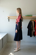 b-sides - Simone Skirt - Indigo Rinse - side