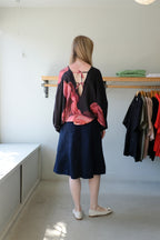 b-sides - Simone Skirt - Indigo Rinse - back