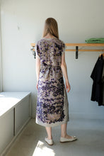 Load image into Gallery viewer, Anntian - Simple Dress - Print G (Purple Mallows) - back
