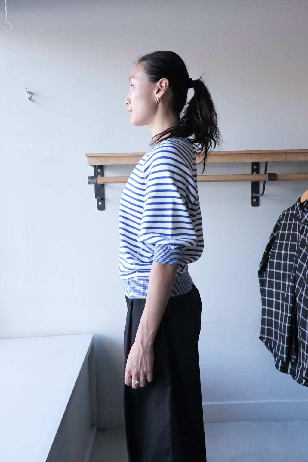 Bellerose - Anglet Crew Sweater - Stripes - side