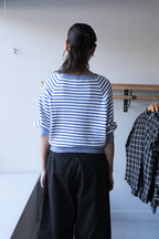 Bellerose - Anglet Crew Sweater - Stripes- back
