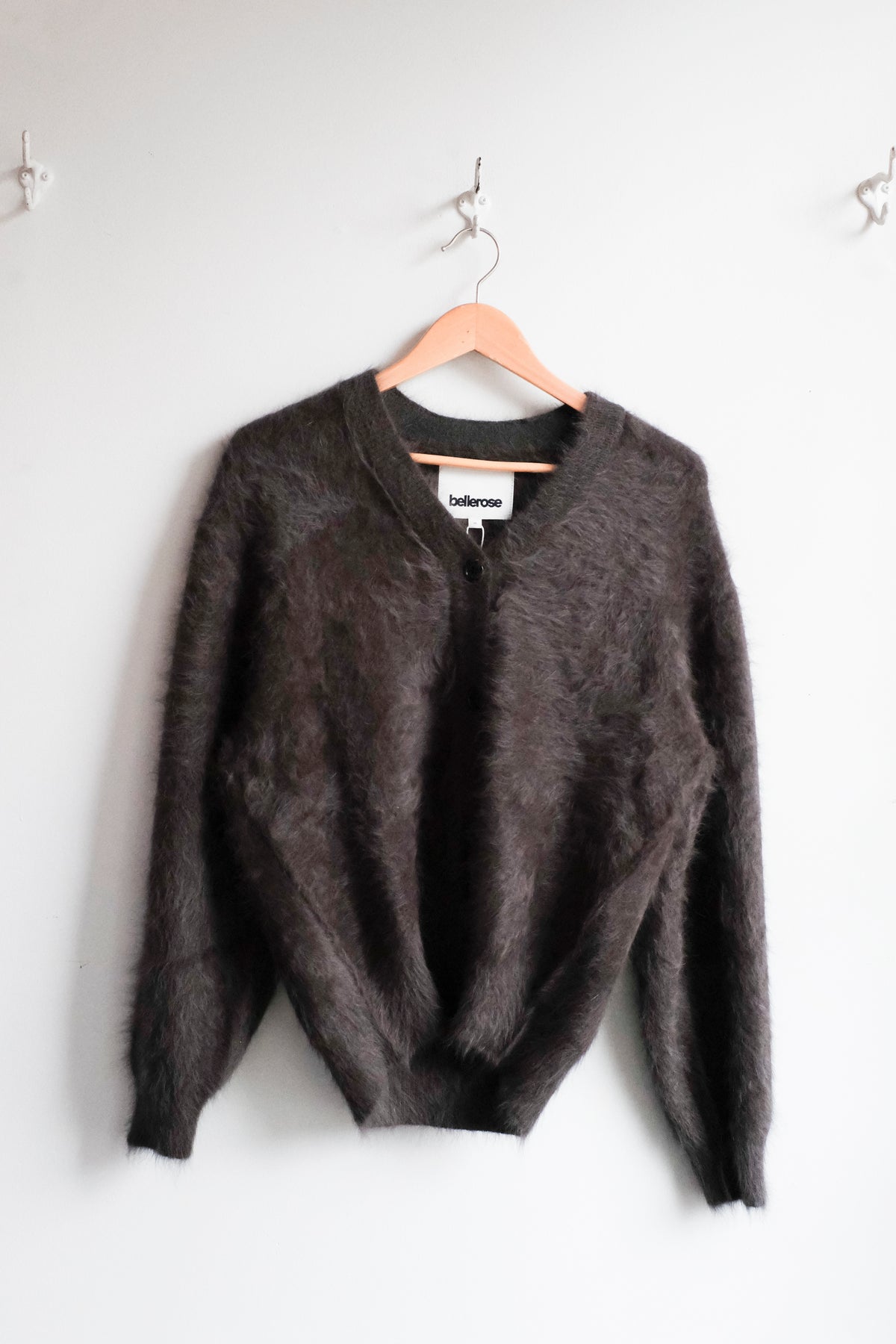 Datura Angora Cardigan - Pirate