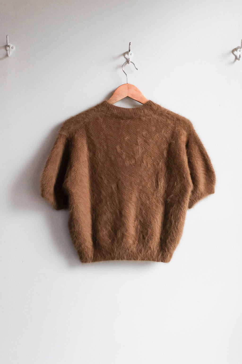 Darza Short-Sleeve Sweater - Tabac
