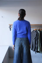 Bellerose - Datti Angora Crew Sweater - Lazuli - back