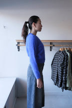 Bellerose - Datti Angora Crew Sweater - Lazuli - side