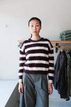 Datus Angora Sweater - Stripes