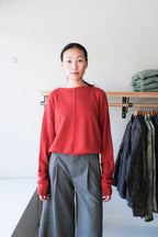 Derny Classic Sweater - Ecarlate
