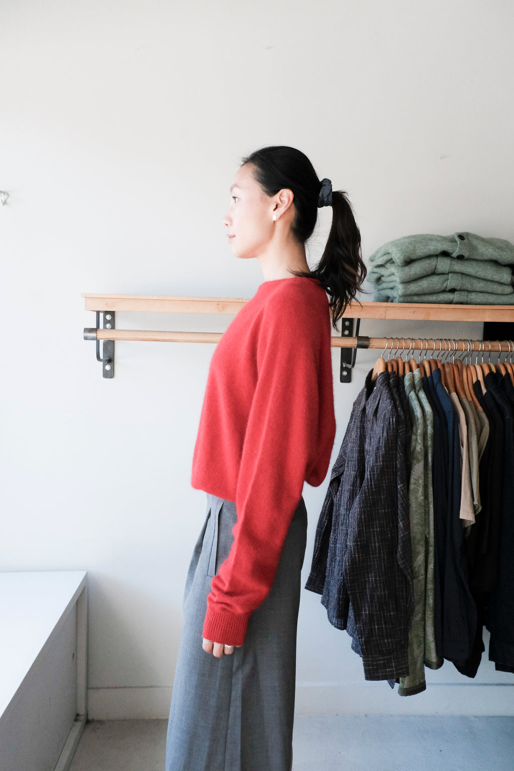 Derny Classic Sweater - Ecarlate