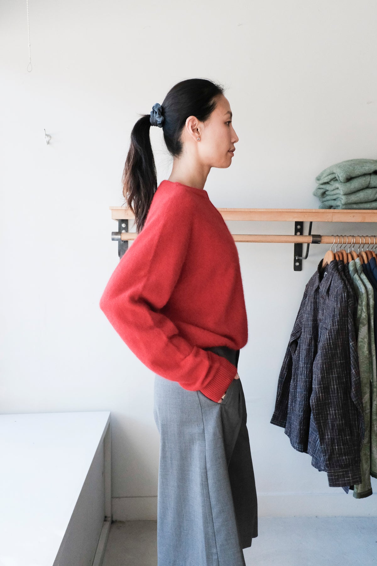 Derny Classic Sweater - Ecarlate