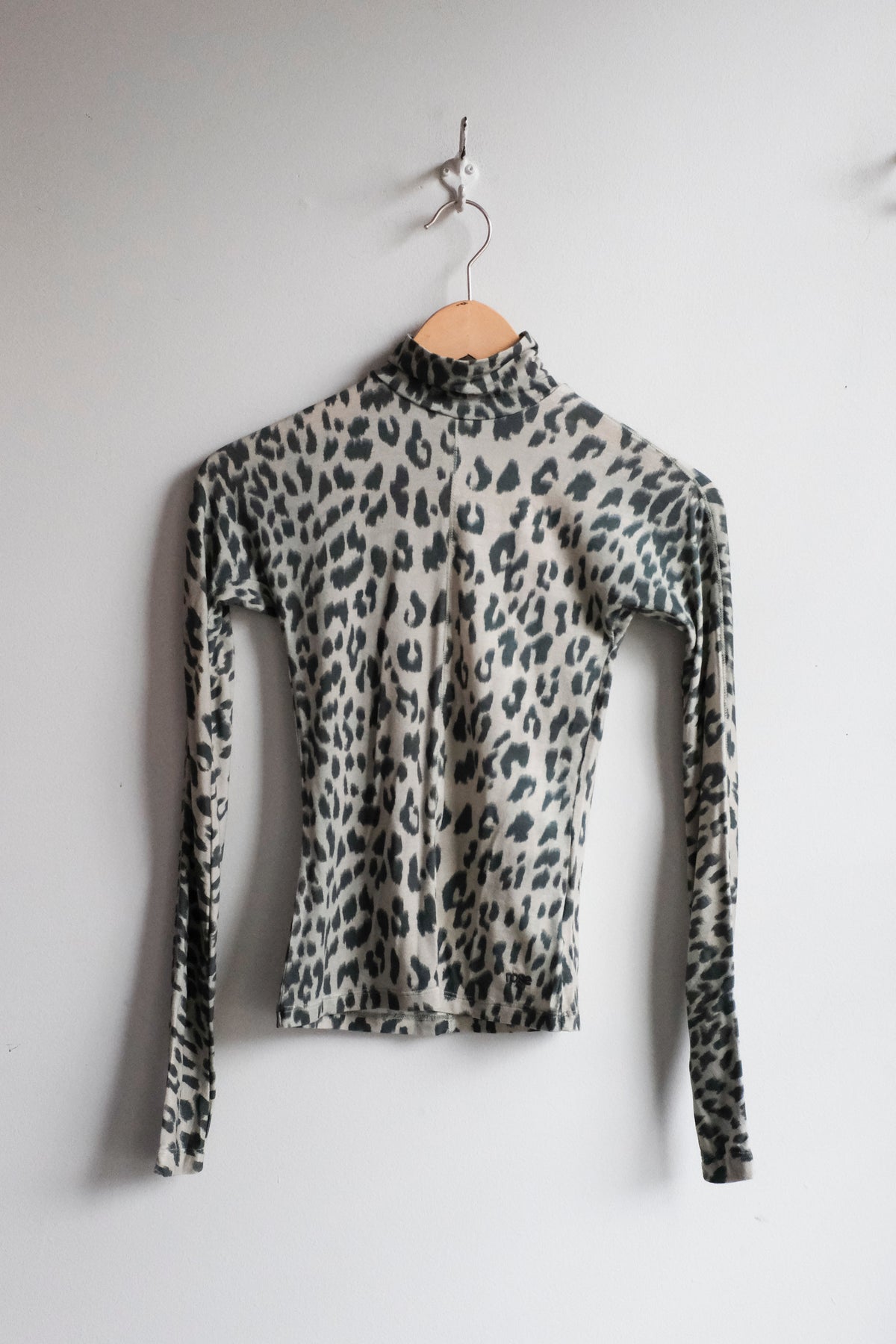 Flawy Turtleneck T-Shirt - Leopard