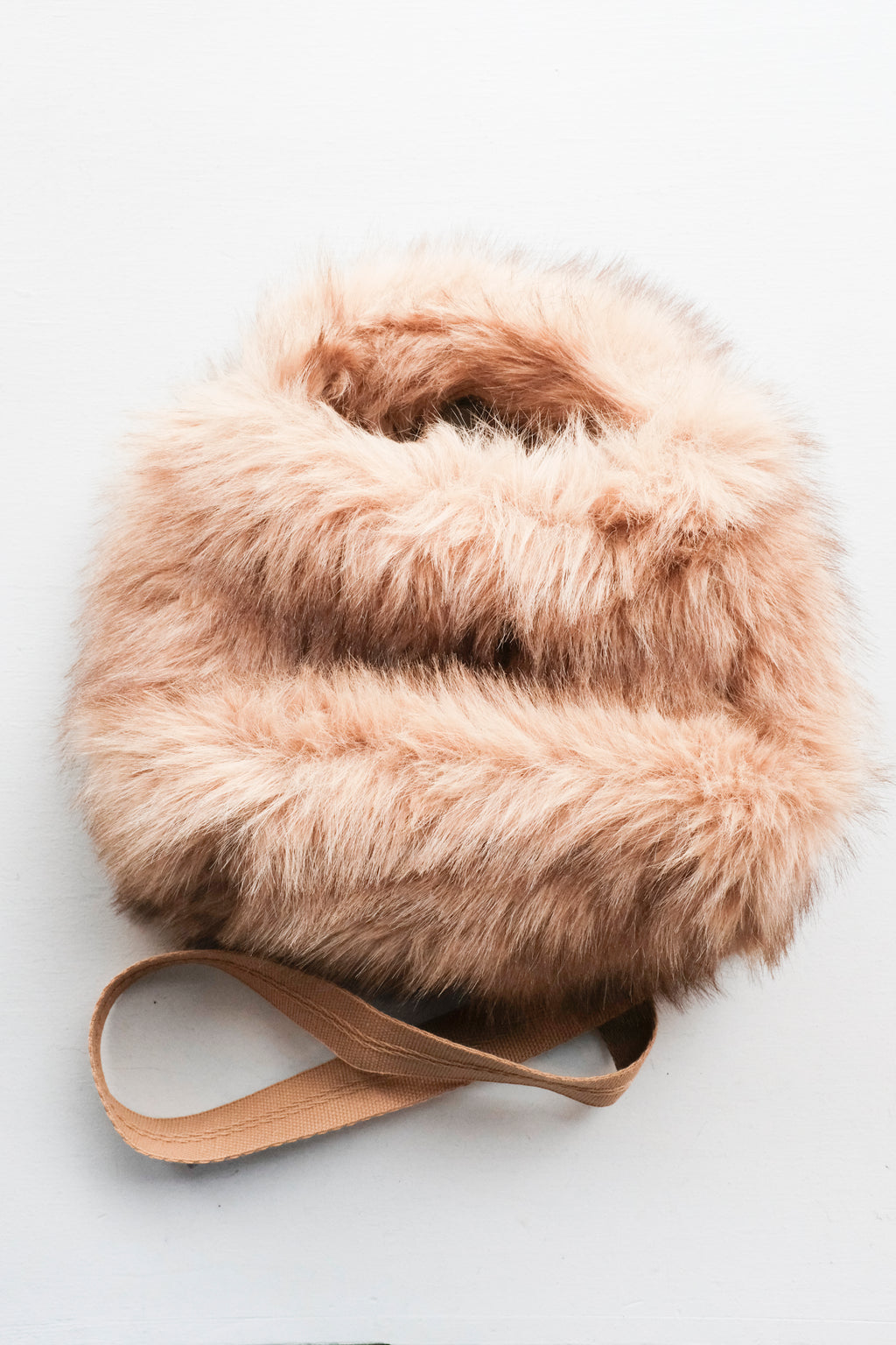 Hochet Faux-Fur Handbag - Ambre