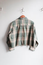 Jonnie Cropped Shirt - Checked