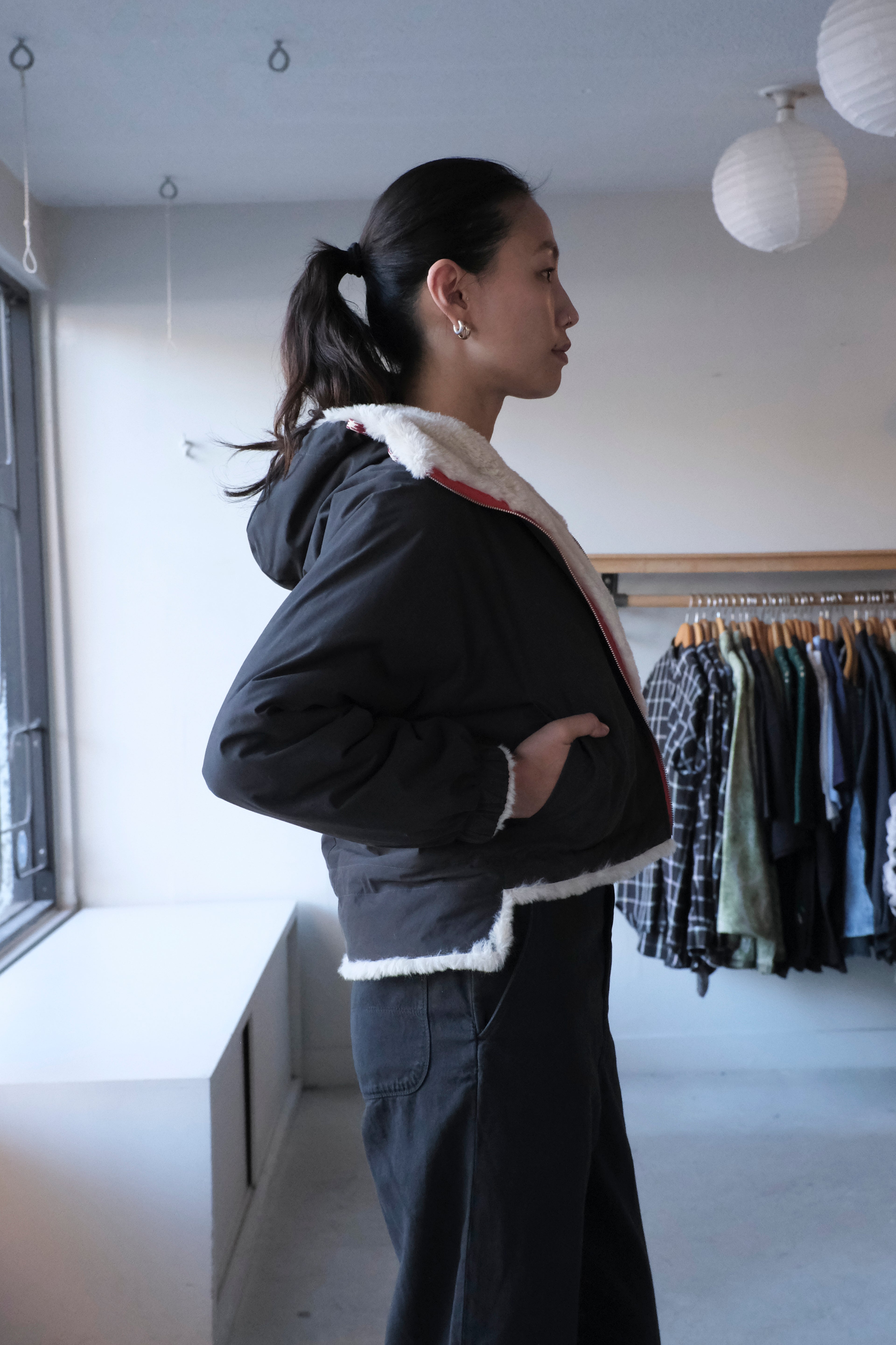 Loud Reversible Hooded Jacket - Pirate