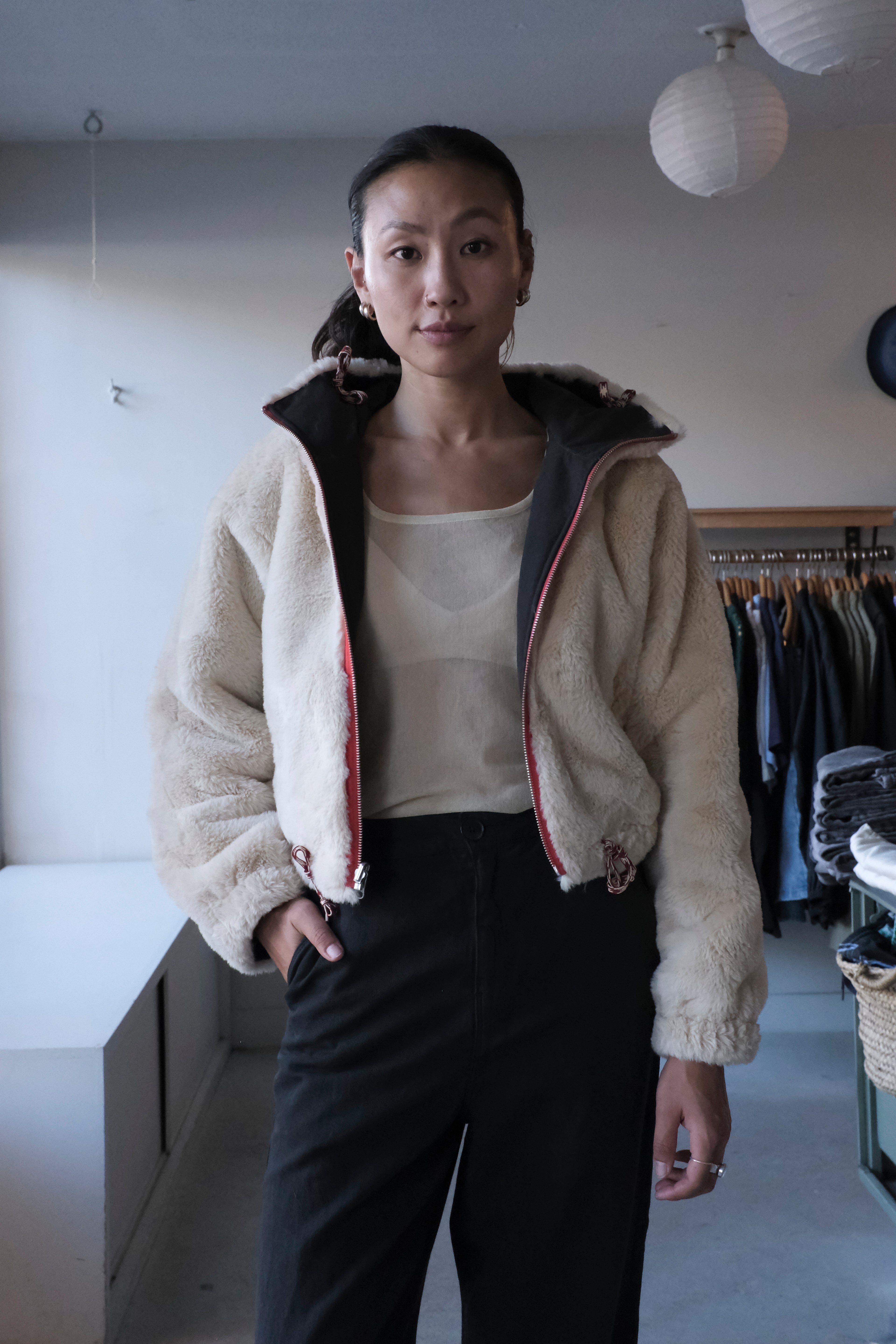 Loud Reversible Hooded Jacket - Pirate
