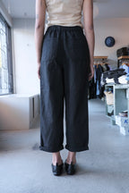 Bellerose - Pasop Relaxed Trousers - Off-Black - back