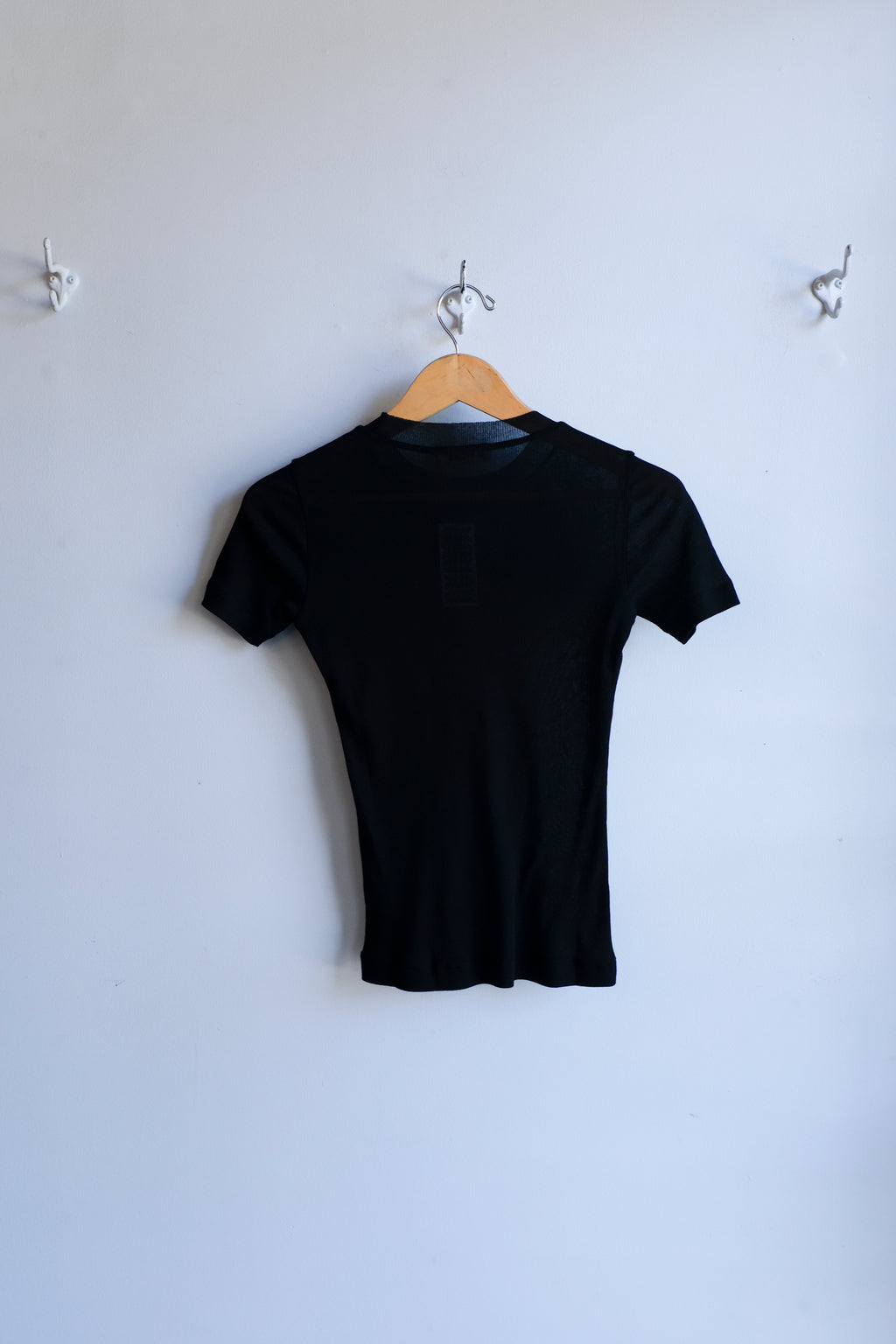 Vivien Rib Tee - Black