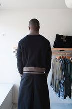 Britten Knitted Cardigan - Black (Colvin)