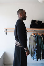 Britten Knitted Cardigan - Black (Colvin)