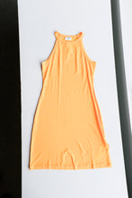 Load image into Gallery viewer, Filippa K - High Neck Tank Dress - Sunset Yellow - flat front
