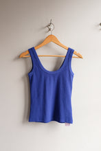 Load image into Gallery viewer, Thinking Mu - Julia Tank Top - Indigo Hemp - front back
