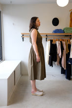 Load image into Gallery viewer, YMC - Wednesday Dress - Olive - side
