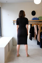 Load image into Gallery viewer, Henrik Vibskov - Sun Reflection Dress - Black Bubbles - back
